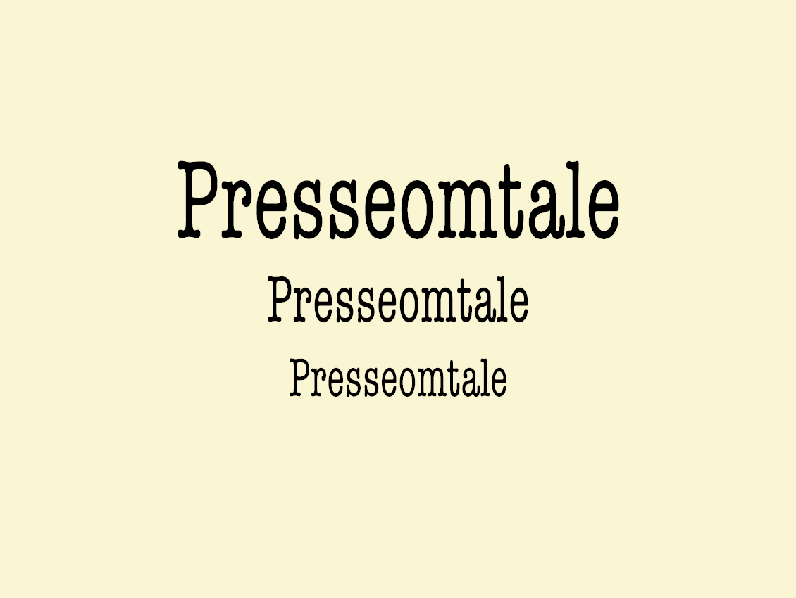 Presseomtale